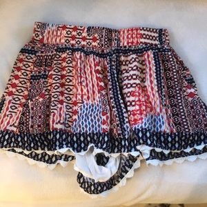 Fun baggy patterned shorts